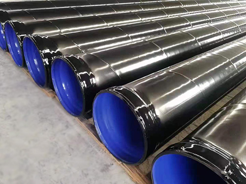 Socket TPEP anticorrosive steel pipe